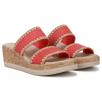 Босоножки на танкетке Bzees For Lifestride, coral beach gore fabric