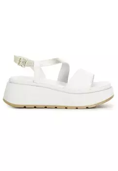 Босоножки на танкетке CAFNOIR, белый