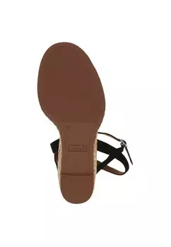 Босоножки на танкетке Caprice, черный