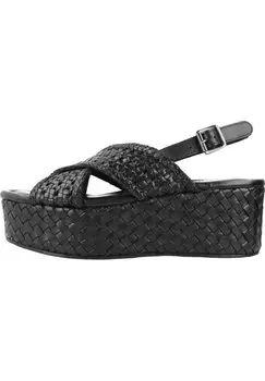 Босоножки на танкетке Carmela, черный