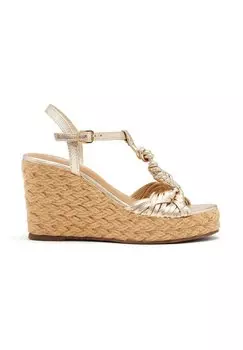 Босоножки на танкетке CASTINE Gioseppo, серебряный