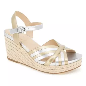 Босоножки на танкетке Comi Kenneth Cole Reaction, gold/silver