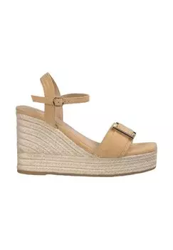 Босоножки на танкетке DE CON Y CIERRE CON HEBILLA - High heeled sandals Alma Blue, светло-коричневый