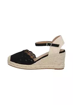 Босоножки на танкетке Espadrillas Palado, черный