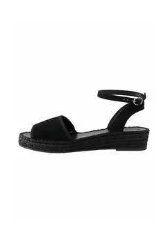 Босоножки на танкетке Espadrilles Next, цвет Mottled Black