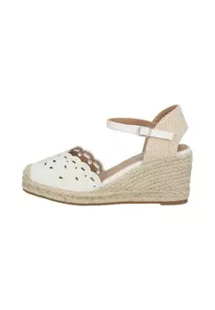 Босоножки на танкетке Espadrilles Palado, белый