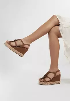 Босоножки на танкетке FLECOS ELDERON Gioseppo, коричневый