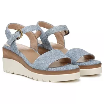 Босоножки на танкетке Graciela Soul Naturalizer, light denim blue faux leather