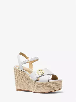 Босоножки на танкетке Hannah Michael Kors, белый