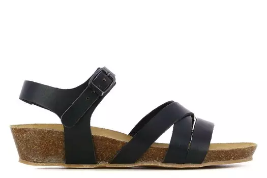 Босоножки на танкетке Hawaii Casas, черный