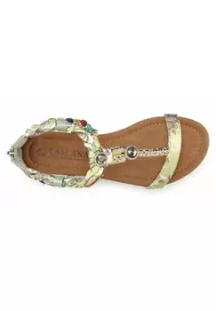 Босоножки на танкетке LASCANA, grn