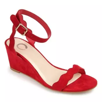 Босоножки на танкетке Loucia Journee, красный