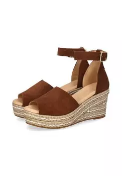 Босоножки на танкетке LOVA - High heeled sandals SWEEKS of Sweden, коричневый