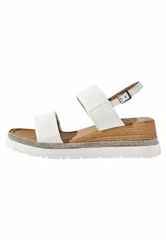 Босоножки на танкетке Next, белый