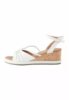 Босоножки на танкетке Next, белый