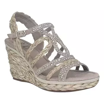 Босоножки на танкетке Omalia Impo, коричневый