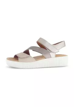 Босоножки на танкетке PLATEAU Gabor, бронза