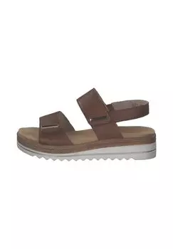 Босоножки на танкетке Platform sandals Remonte, коричневый