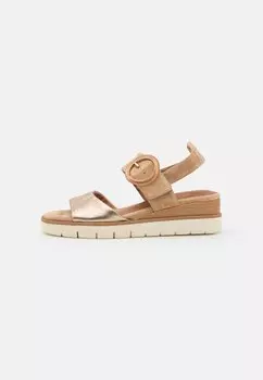 Босоножки на танкетке Platform sandals Tamaris, бежевый
