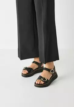 Босоножки на танкетке Platform sandals Tamaris, черный