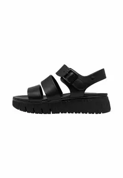 Босоножки на танкетке Platform sandals Tamaris, черный