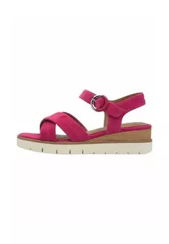 Босоножки на танкетке Platform sandals Tamaris, розовый