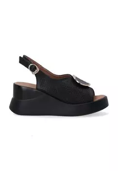 Босоножки на танкетке Platform sandals VENEZIA, черный