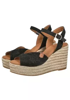 Босоножки на танкетке POPA, черный