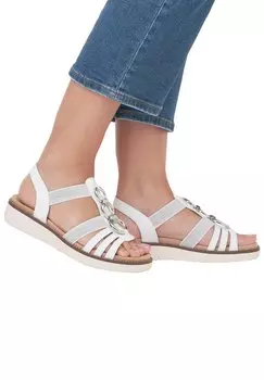 Босоножки на танкетке Remonte, цвет weiss