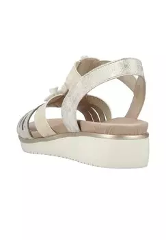 Босоножки на танкетке Rieker, бежевый