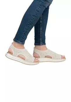 Босоножки на танкетке RIEMCHEN Remonte, бежевый