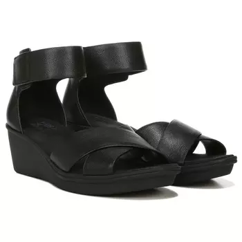 Босоножки на танкетке Riviera от Naturalizer, black leather