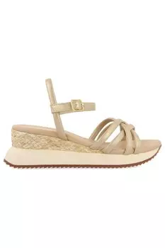 Босоножки на танкетке с ремешками Gioseppo, желтый