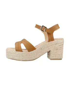 Босоножки на танкетке с ремешками Mtng, коричневый