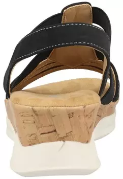 Босоножки на танкетке SANDALEN Rieker, синий