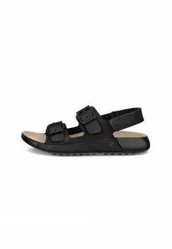 Босоножки на танкетке Sandali con plateau ECCO, черный