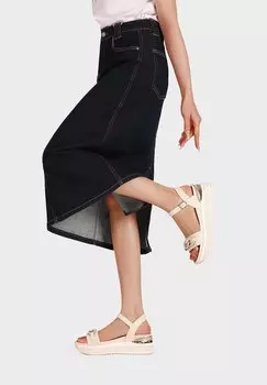 Босоножки на танкетке Sandali con plateau Queen Helena, бежевый