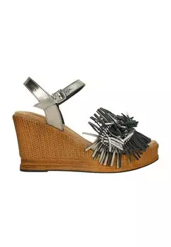 Босоножки на танкетке Sandali con plateau Wojas, серебряный