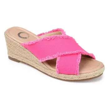 Босоножки на танкетке Shanni Journee, фуксия