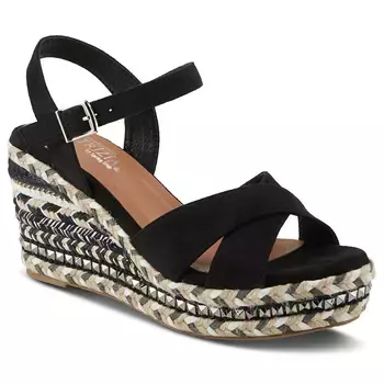 Босоножки на танкетке Sloane espadrille Patrizia, черный