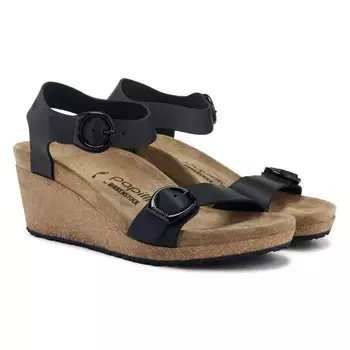 Босоножки на танкетке Soley от Papillio Birkenstock, черный