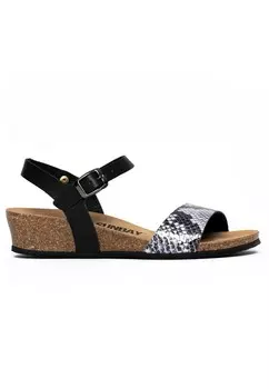 Босоножки на танкетке SUNBAY, черный