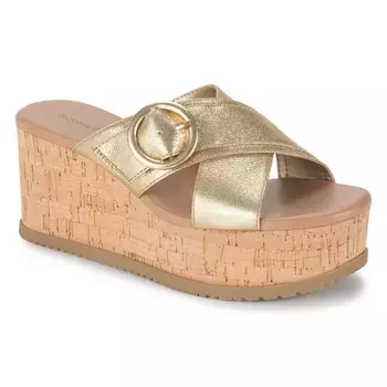 Босоножки на танкетке Sydney Baretraps, золотой