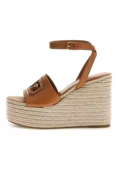 Босоножки на танкетке TANVEE Guess, коричневый