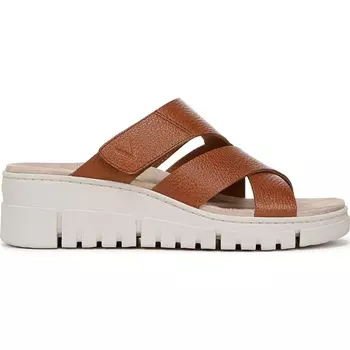 Босоножки на танкетке Uptown sunset Vionic, brown leather