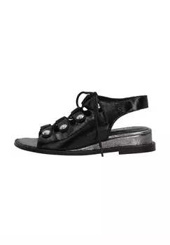 Босоножки на танкетке VENEZIA, черный