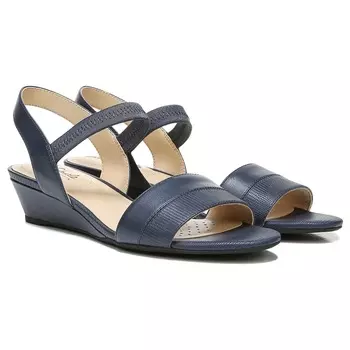 Босоножки на танкетке Yuma Lifestride, navy