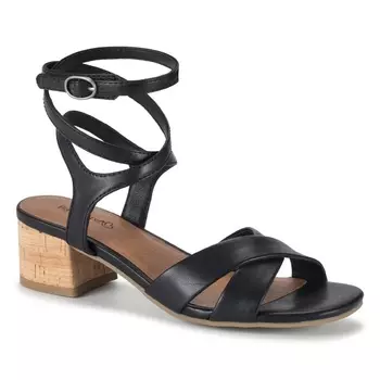 Босоножки на толстом каблуке Vivian Baretraps, black