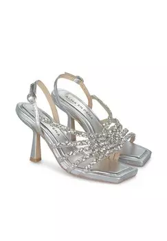 Босоножки на высоком каблуке Alma en Pena, платадо