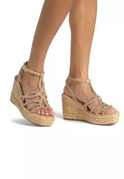 Босоножки на высоком каблуке Alma en Pena, светло-коричневый